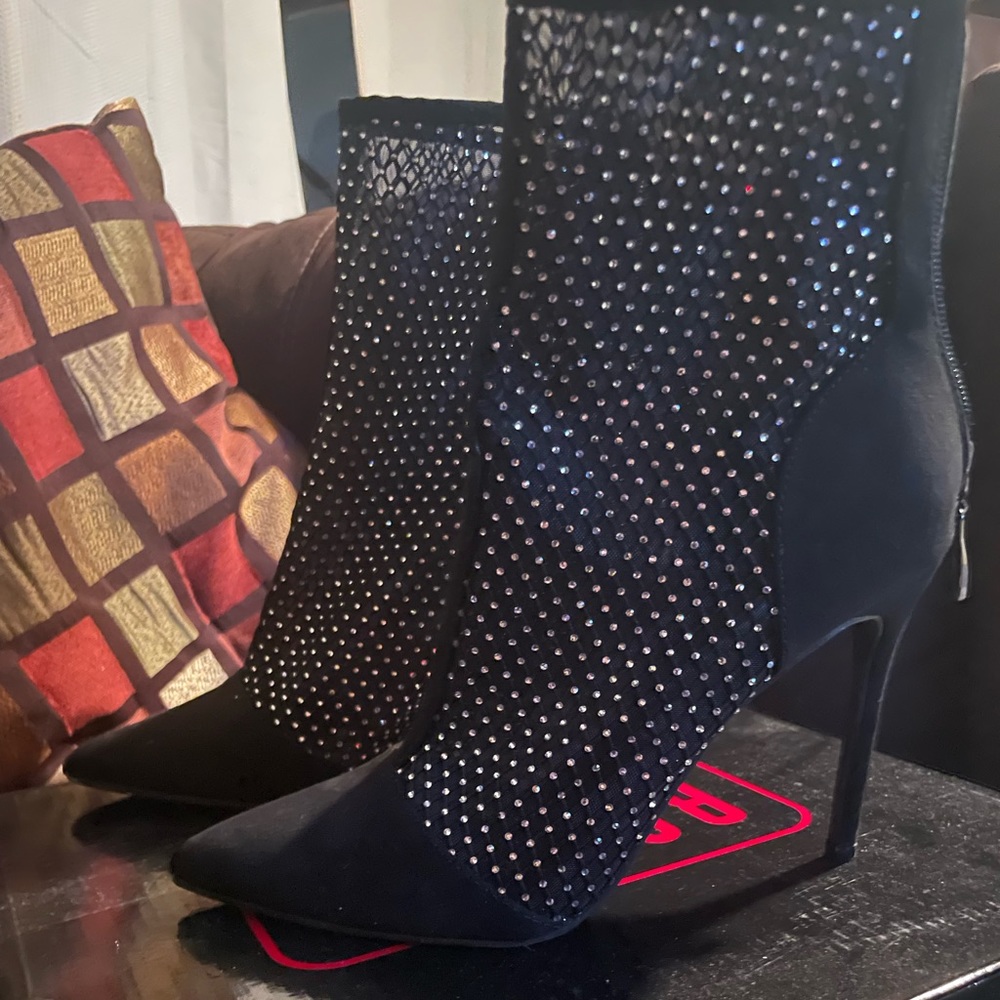 Studded ankle boots